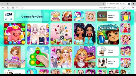 play girl games on poki.